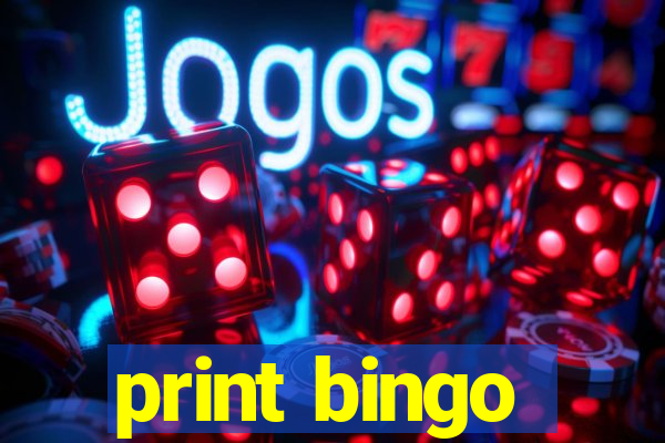 print bingo